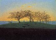 Caspar David Friedrich Hugel und Bruchacker bei Dresden oil on canvas